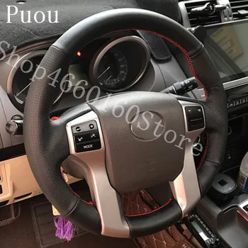 PUOU Leather hand-sewn steering wheel cover for Toyota special car leather hand-sewn steering wheel Free shipping
PUOU Leather hand-sewn steering wheel cover for Toyota special car leather hand-sewn steering wheel Free shipping