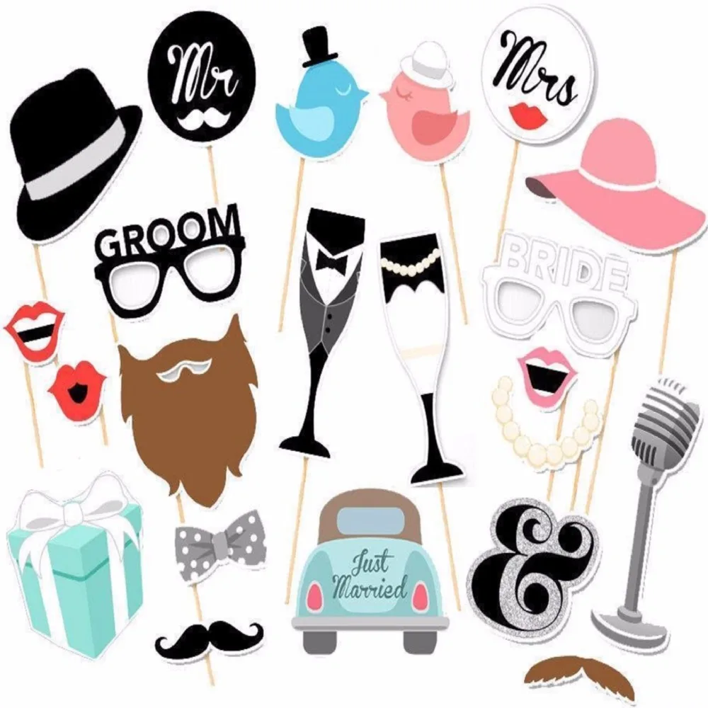 Wedding Photo Booth Props Party Funny Mask DIY Mr Mrs Bride Groom Photobooth Bridal Shower Decoration Just Married Centerpieces
Wedding Photo Booth Props Party Funny Mask DIY Mr Mrs Bride Groom Photobooth Bridal Shower Decoration Just Married Centerpieces