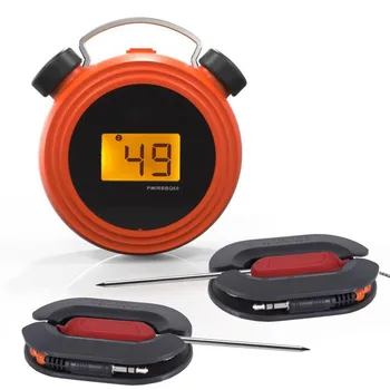 DANIU Smart Wireless Remote Alert Digital BBQ Food Thermometer Barbecue Temperature Tester with Dual Probes
DANIU Smart Wireless Remote Alert Digital BBQ Food Thermometer Barbecue Temperature Tester with Dual Probes