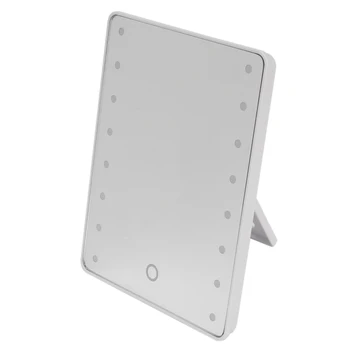 16 LED Makeup Mirror With Led Light Cosmetic Make Up Desktop Table mirrors Rotatable Lighted Vanity Mirror With Lights White
16 LED Makeup Mirror With Led Light Cosmetic Make Up Desktop Table mirrors Rotatable Lighted Vanity Mirror With Lights White