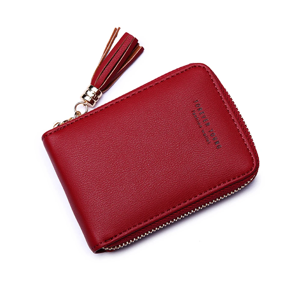 Women Fashion Faux Leather Tassel Pendant Coin Change Purse Zipper Short Wallet
Women Fashion Faux Leather Tassel Pendant Coin Change Purse Zipper Short Wallet