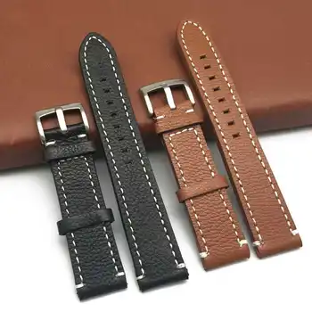 Brand watch straps 18 20 22 24mm Man Women Leather Wrist Watch Band Strap Belt Durable Soft Pin Buckle Watch Strap Watchband
Brand watch straps 18 20 22 24mm Man Women Leather Wrist Watch Band Strap Belt Durable Soft Pin Buckle Watch Strap Watchband