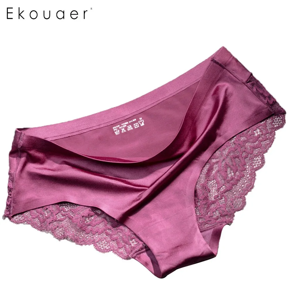 Ekouaer Lingerie Panties Women Underwear Breathable Lace Panty Solid Low Waist Sexy Briefs Underpant Female Pretty Briefs
Ekouaer Lingerie Panties Women Underwear Breathable Lace Panty Solid Low Waist Sexy Briefs Underpant Female Pretty Briefs