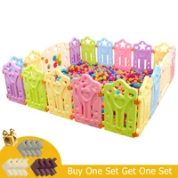 Indoor Baby Playpens Outdoor Games Fencing Children Play Fence Kids Activity Gear Environmental Protection EP Safety Play Yard image