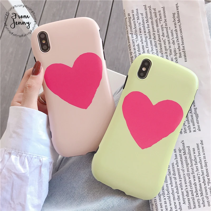 From Jenny Simple and small waist love for iPhone x xr xs max 6 6s 7 8 Plus solid color silicone phone protection soft shell
From Jenny Simple and small waist love for iPhone x xr xs max 6 6s 7 8 Plus solid color silicone phone protection soft shell