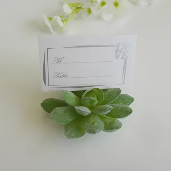 The simulation plant place card holder Succulent plant potted message clip Wedding table decoration green plant
The simulation plant place card holder Succulent plant potted message clip Wedding table decoration green plant