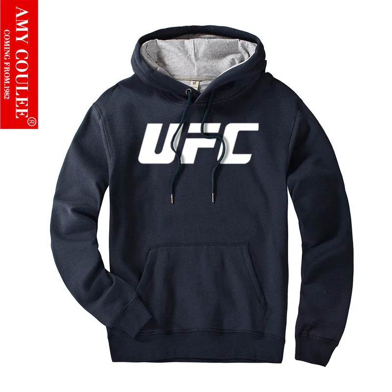 mens casual hoodies 100% Cotton sweatshirt navy(2)