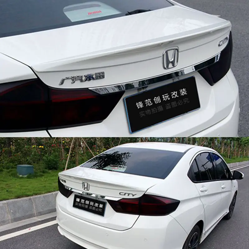 Спойлер для honda city 2015-2017 городской спойлер губ высококачественный из ABS материала