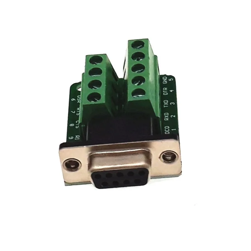 RS232 Serial Port female Converter Terminal Solderless head without shell RS232 Serial to Terminal Female Adapter Connector Brea
RS232 Serial Port female Converter Terminal Solderless head without shell RS232 Serial to Terminal Female Adapter Connector Brea