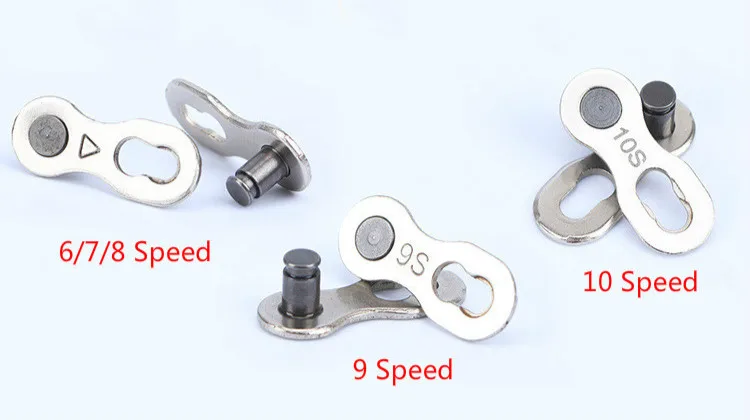 1 pair Bike Chain Magic Buckle Connector Mountain Bicycle Chain Connector for 678910 Speed Quick Link231Repair Tool (1)