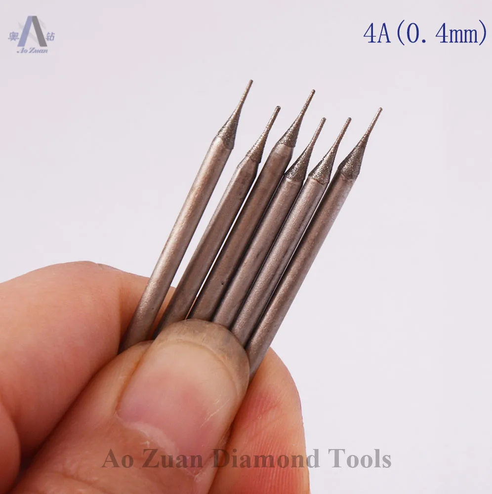 20PCs 0.4mm-2mm Diamond Coated Solid Drill Bits Mounted Grinding Points for Jewelry, Gems, Glass, Marble, Tile or Granite
20PCs 0.4mm-2mm Diamond Coated Solid Drill Bits Mounted Grinding Points for Jewelry, Gems, Glass, Marble, Tile or Granite