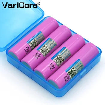 4PCS VariCore For Samsung 100% Original Brand new INR18650 30Q Rechargeable battery 3000mAh li-lon batteries + Storage box
4PCS VariCore For Samsung 100% Original Brand new INR18650 30Q Rechargeable battery 3000mAh li-lon batteries + Storage box