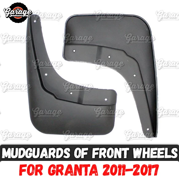 Mudguards of front wheels for Lada Granta 2011-2017 broad form Rubber accessories protective anti splash car styling tuning
Mudguards of front wheels for Lada Granta 2011-2017 broad form Rubber accessories protective anti splash car styling tuning