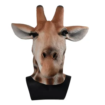 Halloween Realistic Giraffe Latex Mask Animal Full Head Mask for All Party Props
Halloween Realistic Giraffe Latex Mask Animal Full Head Mask for All Party Props