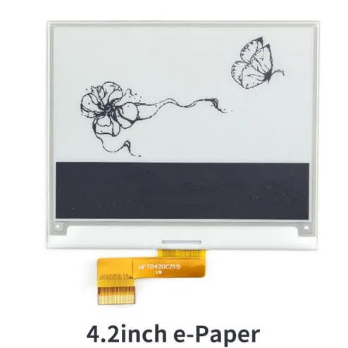 4.2 inch Ink screen bare screen 4.2inch e-paper (B) 4.2inch e-paper (C) E-paper display SPI interface
4.2 inch Ink screen bare screen 4.2inch e-paper (B) 4.2inch e-paper (C) E-paper display SPI interface