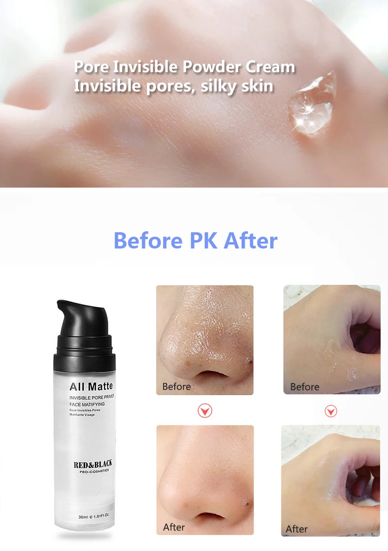 SACE LADY Face Base Primer Makeup 6ml Liquid Matte Make Up Fine Lines Oil-control Facial Cream Brighten Nude Foundation Cosmetic