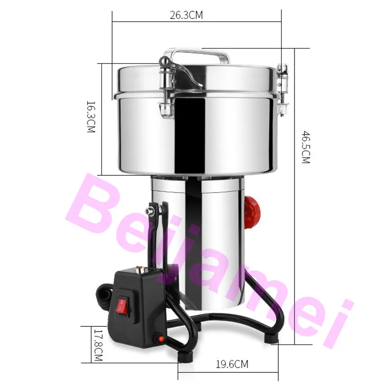 grinder machine size