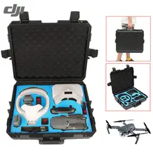 DJI Mavic برو الطائرة بدون طيار كومبو FPV أجهزة الاستقبال عن بعد DJI نظارات مقاوم للماء الكتف حمل صندوق تخزين من الألومنيوم حقيبة اليد حقيبة أسود(China)