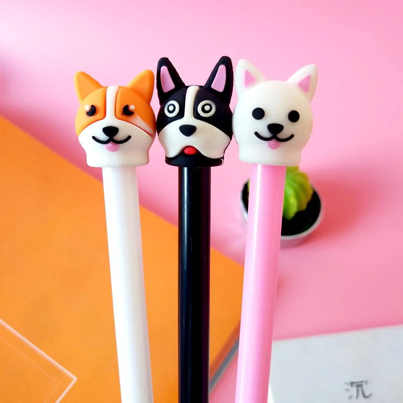 36 pc/lot cute cartoon dog Gel ink pen/creative animal student office fountain water pen / signature pen/children gift
36 pc/lot cute cartoon dog Gel ink pen/creative animal student office fountain water pen / signature pen/children gift