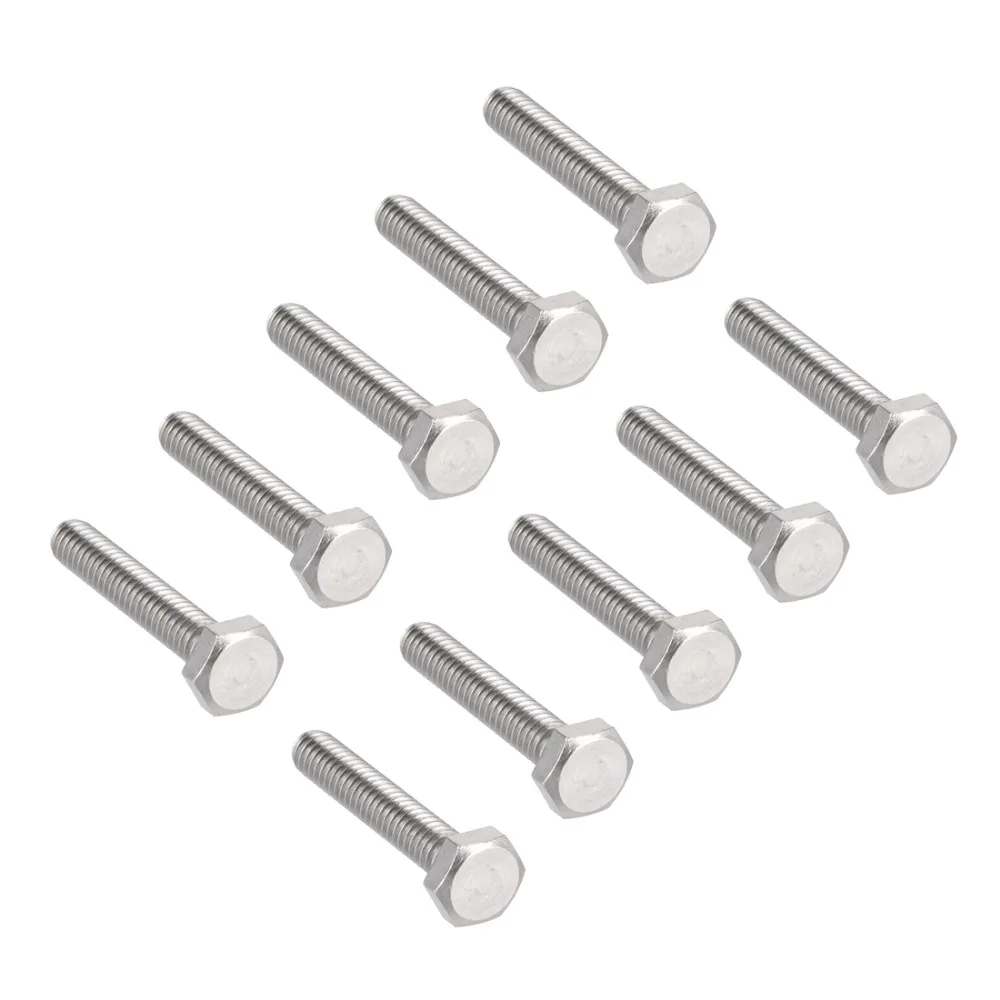 UXCELL 10Pcs 1/4-20x1-1/2" Bolts 304 Stainless Steel Hex Head Screw Bolt Fasteners Ship Assembly Communication Equipment Bolt
UXCELL 10Pcs 1/4-20x1-1/2" Bolts 304 Stainless Steel Hex Head Screw Bolt Fasteners Ship Assembly Communication Equipment Bolt