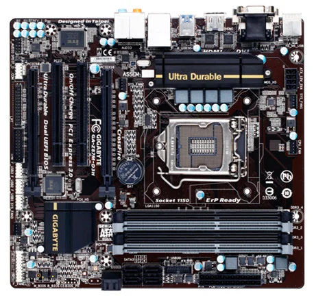 Материнская плата для Gigabyte GA-Z87M-D3H оригинальная б/у настольного ПК Z87M-D3H Z87 LGA 1150 i3 i5