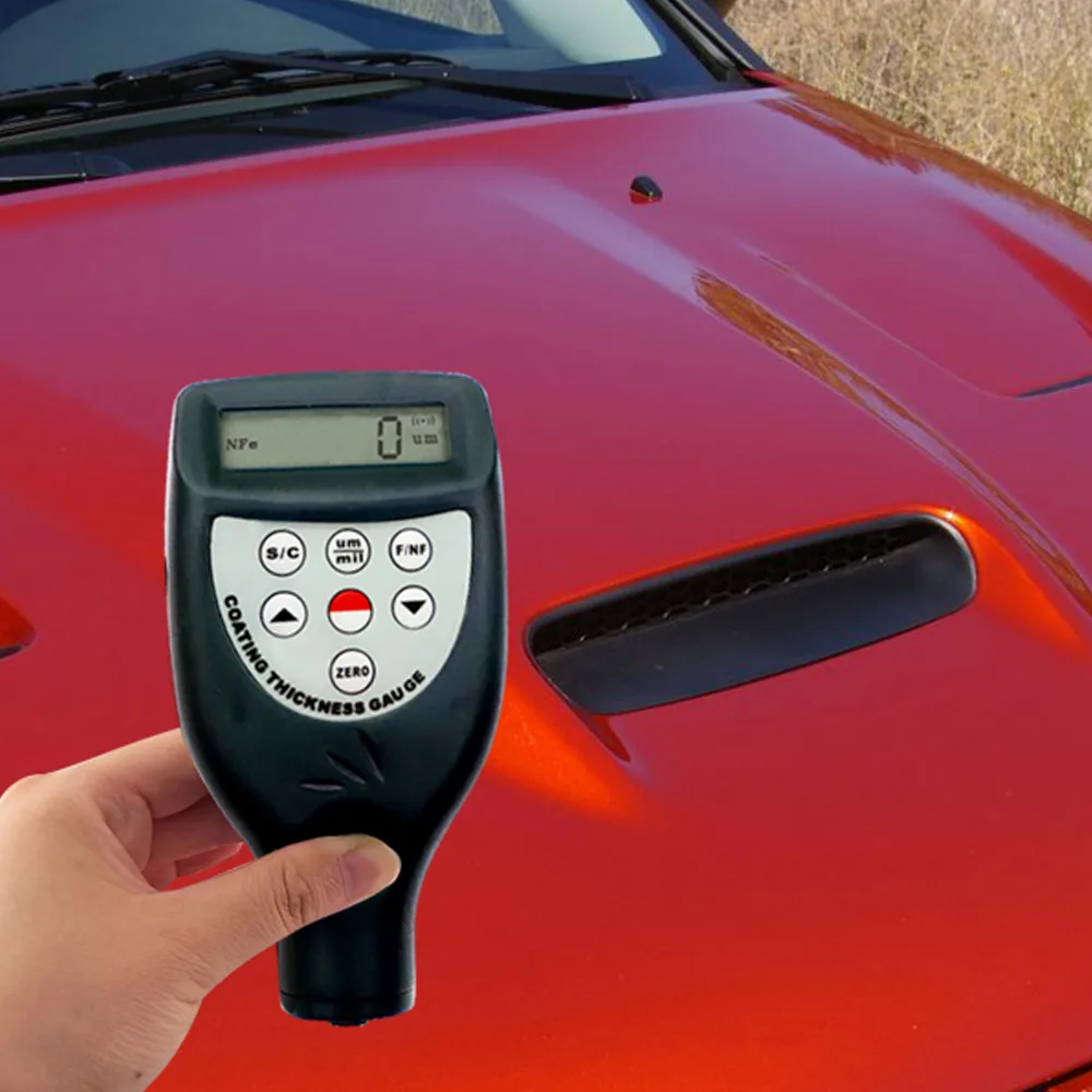 Digital Coating Thickness Meter 0~1250um / 0~50mil Built-in F & NF Probe for Wireless Operation with Carrying Case
Digital Coating Thickness Meter 0~1250um / 0~50mil Built-in F & NF Probe for Wireless Operation with Carrying Case