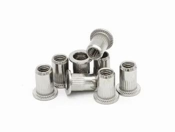 M3 M4 M5 M6 M8 M10 M12 Rivet Nut Flat Head 304 Stainless Steel Insert Nut Blind Rivet Nut Nutsert Cap
M3 M4 M5 M6 M8 M10 M12 Rivet Nut Flat Head 304 Stainless Steel Insert Nut Blind Rivet Nut Nutsert Cap