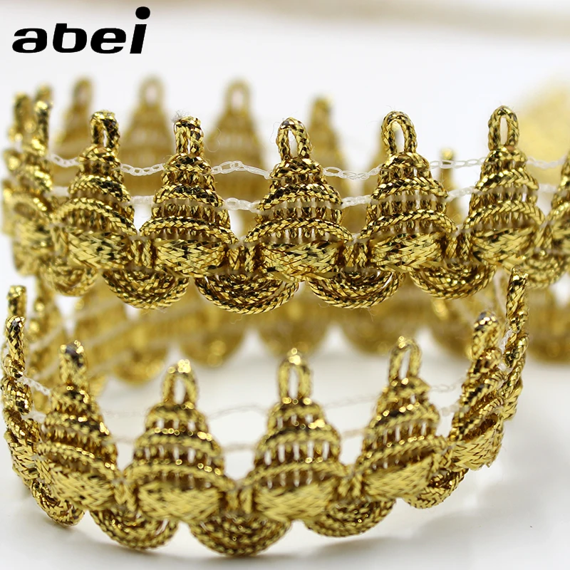 10yards/lot 1.7cm Crocheted Gold Lace Trimming Ribbon Tape diy Wedding Cosplay Clothes Sewing fabric Handmade Headwear Ornaments
10yards/lot 1.7cm Crocheted Gold Lace Trimming Ribbon Tape diy Wedding Cosplay Clothes Sewing fabric Handmade Headwear Ornaments