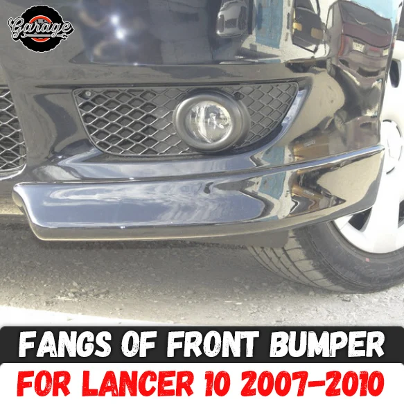 Fangs of front bumper for Mitsubishi Lancer 10 2007-2010 ABS plastic pad body kit accessories car tuning styling
Fangs of front bumper for Mitsubishi Lancer 10 2007-2010 ABS plastic pad body kit accessories car tuning styling