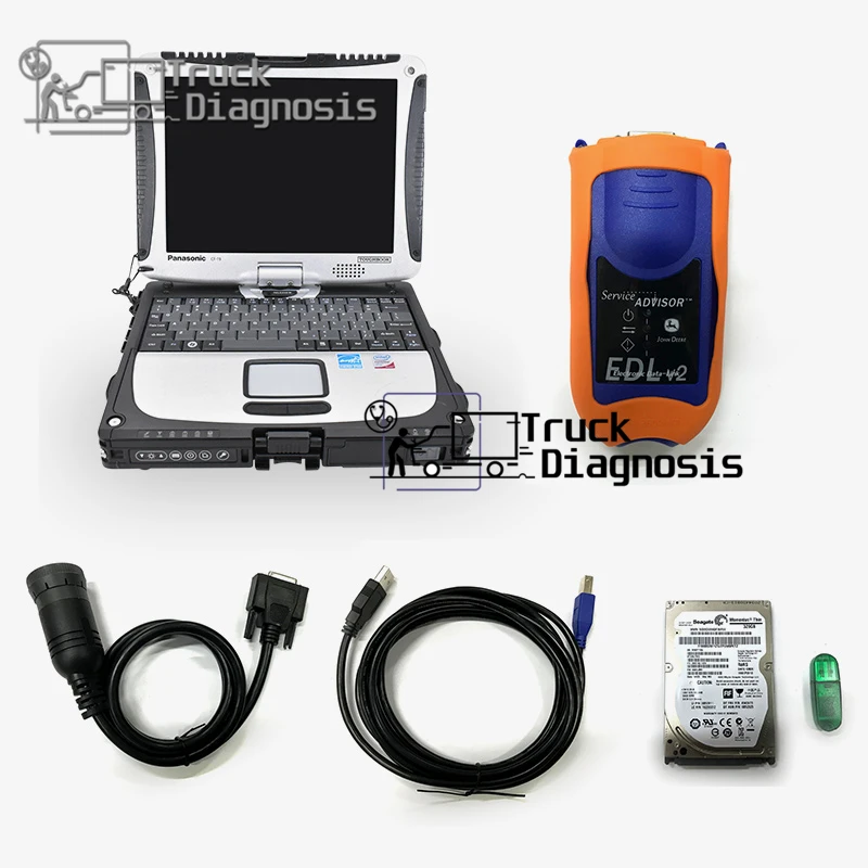 Service Advisor Edl v2 with cf19 laptop john Deer diagnostic kit EDL Electronic Data Link tool Agricultural ForkLift diagnosis
Service Advisor Edl v2 with cf19 laptop john Deer diagnostic kit EDL Electronic Data Link tool Agricultural ForkLift diagnosis