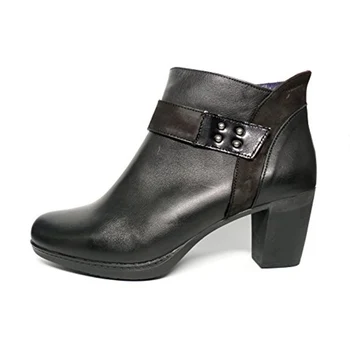 Ankle Boot comfortable Dorking, Piel Leather Color and black, zipper, heel 4 cm-6977-71y74
Ankle Boot comfortable Dorking, Piel Leather Color and black, zipper, heel 4 cm-6977-71y74