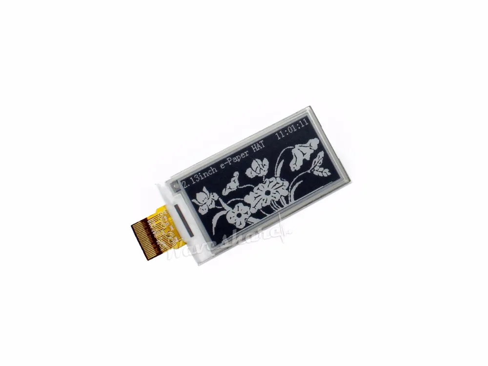 2.13inch E-Ink Raw Display Panel E-Paper 250x122 Without PCB SPI interface Supports Partial Refresh Great Effect Under Sunlight
2.13inch E-Ink Raw Display Panel E-Paper 250x122 Without PCB SPI interface Supports Partial Refresh Great Effect Under Sunlight