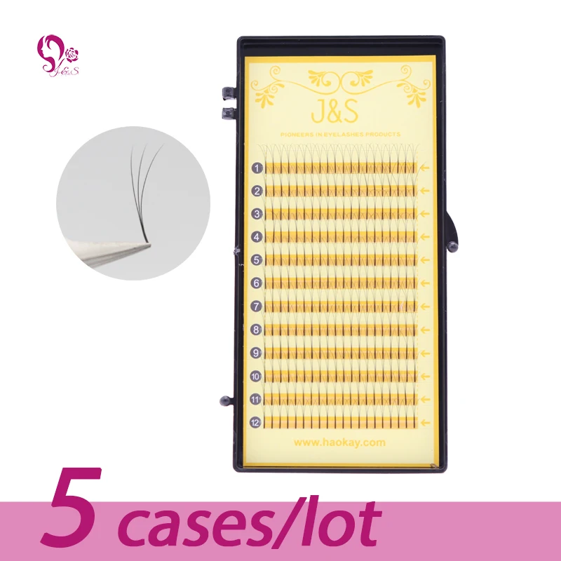 J&S Knot Free 3D W Pre made fans Lash Volume False Eyelash Natural Black Individual Eyelashes Extension Fake Eyelash
J&S Knot Free 3D W Pre made fans Lash Volume False Eyelash Natural Black Individual Eyelashes Extension Fake Eyelash