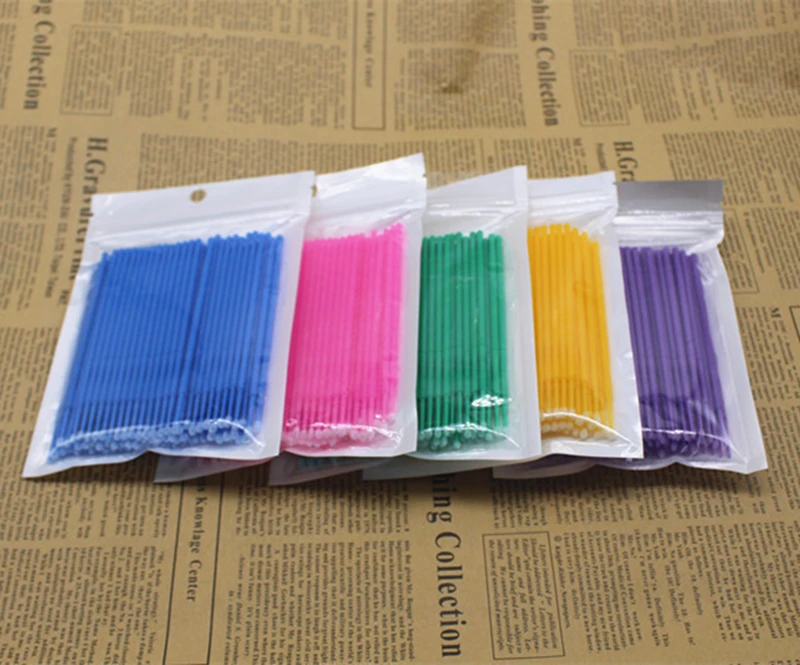 100Pcs/Pack Disposable Lint Free Eyelash Makeup Brushes Individual Lash Removing Swab Micro sponge cleaning brushes Tools
100Pcs/Pack Disposable Lint Free Eyelash Makeup Brushes Individual Lash Removing Swab Micro sponge cleaning brushes Tools