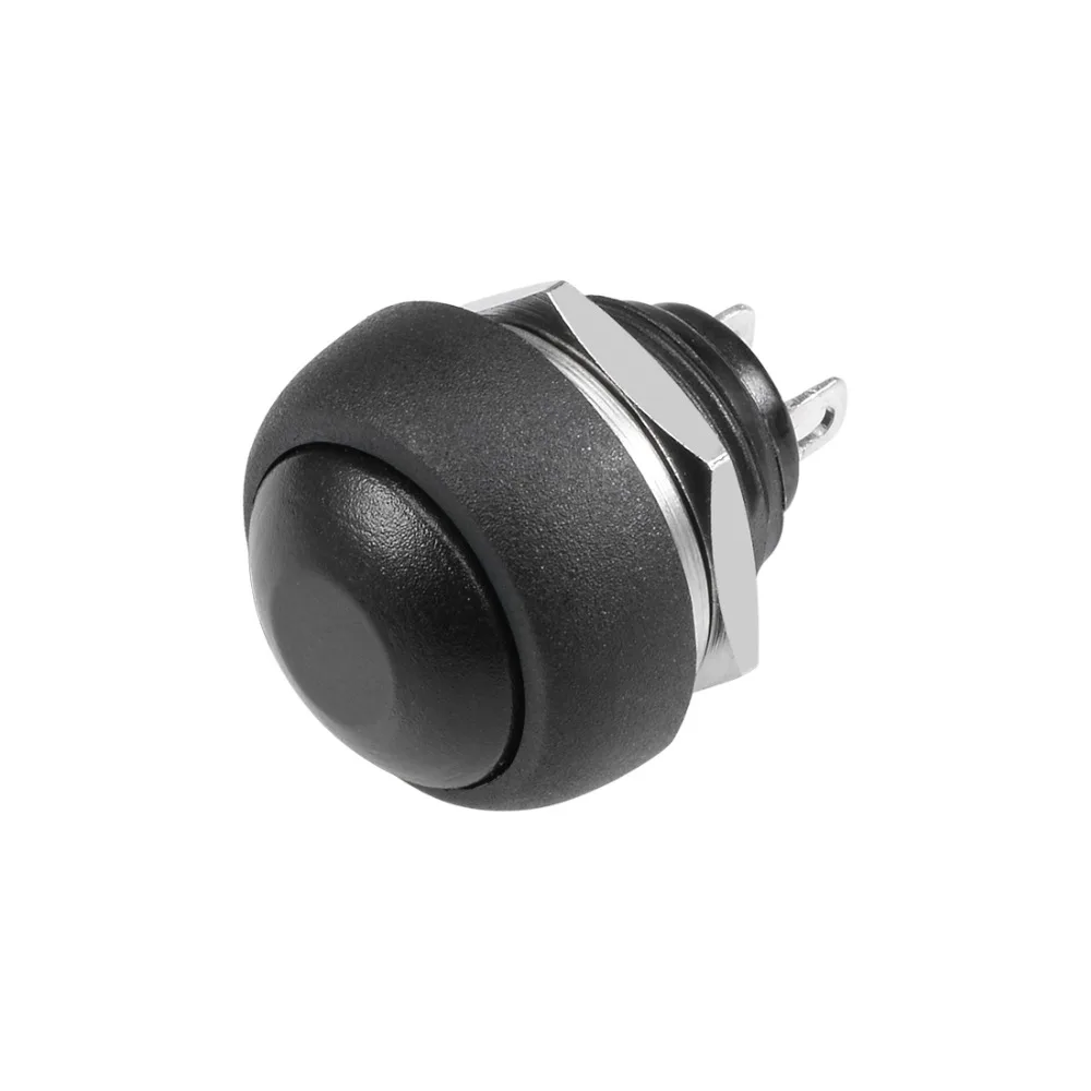 UXCELL 12mm Black Momentary Push Button Switch Round Flat Button SPST NO to Control Electromagnetic Starter Contactor 5Pcs
UXCELL 12mm Black Momentary Push Button Switch Round Flat Button SPST NO to Control Electromagnetic Starter Contactor 5Pcs