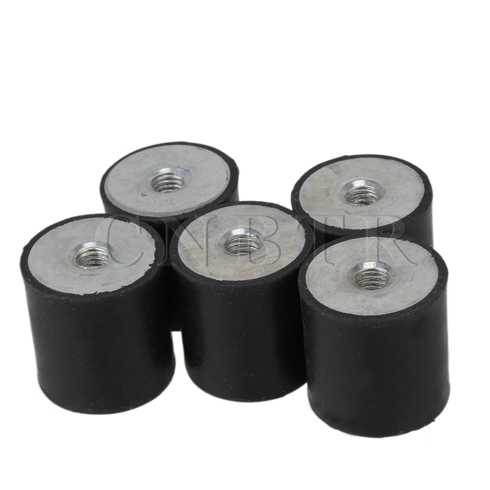 CNBTR DE M8 30 x 30mm Female Thread Rubber Mounts Isolator Replaces Anti Vibration Flat Silentblock Base Block Pack of 5
CNBTR DE M8 30 x 30mm Female Thread Rubber Mounts Isolator Replaces Anti Vibration Flat Silentblock Base Block Pack of 5