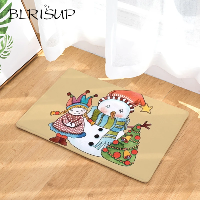 BLRISUP Cute Snowman Printed Floor Mat Cartoon Anti-Slip Front Door Mat Christmas Decorations For Home Kitchen Carpet Doormat
BLRISUP Cute Snowman Printed Floor Mat Cartoon Anti-Slip Front Door Mat Christmas Decorations For Home Kitchen Carpet Doormat
