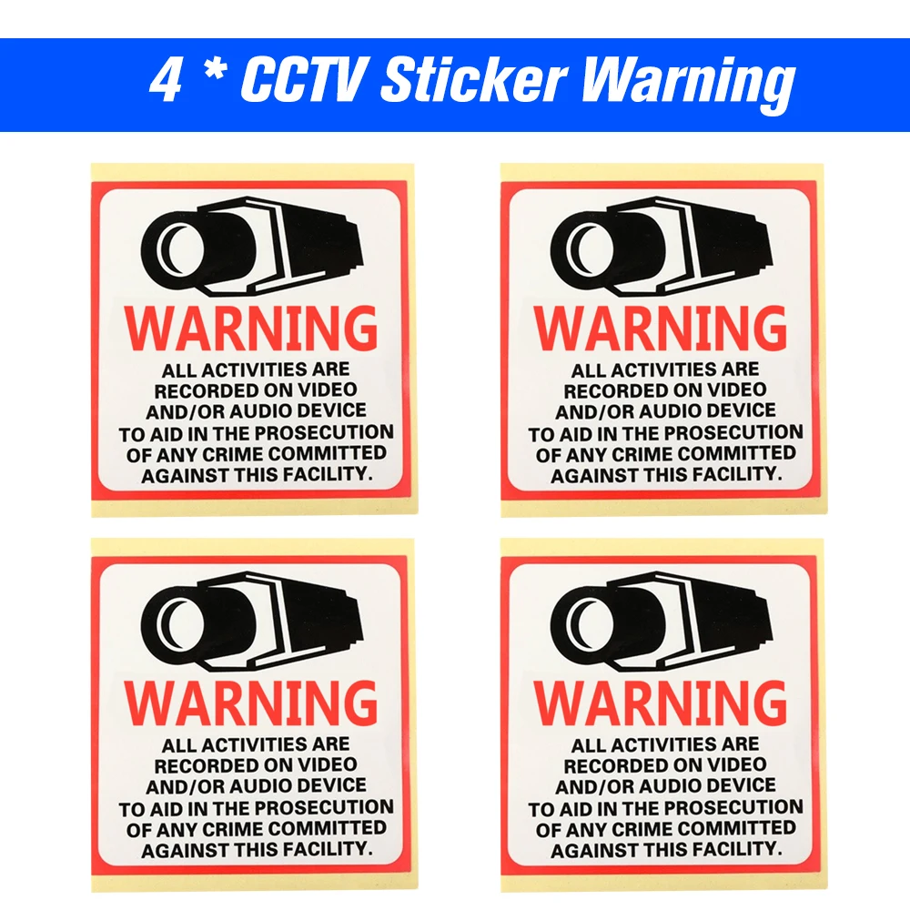 4pcs/lot 80*80MM Decal Sticker Warning Board 24HR CCTV Camera Security Waterproof Camera Alarm Sticker Warning Decal Signs
4pcs/lot 80*80MM Decal Sticker Warning Board 24HR CCTV Camera Security Waterproof Camera Alarm Sticker Warning Decal Signs