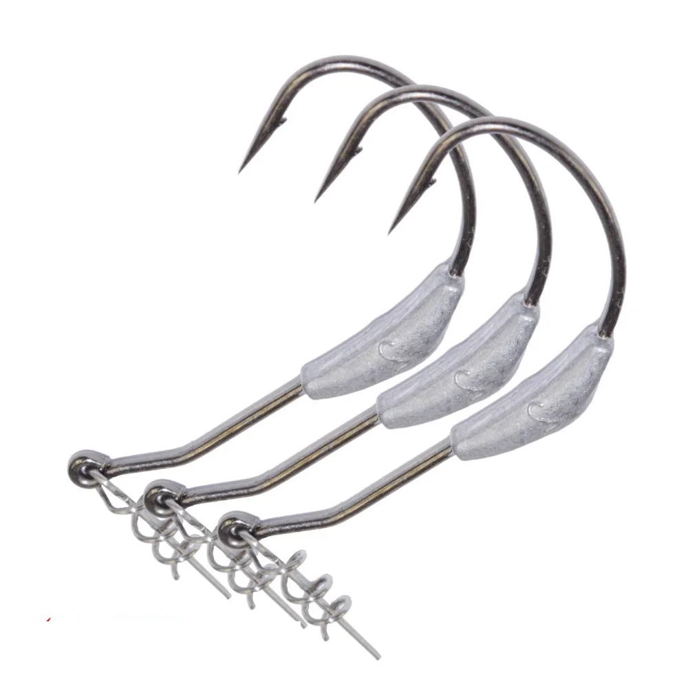 5Pcs Soft Worm Bait Hooks Fishing Lure Lead Crank Hook for Fish Add Springs Add Lead Soft Bait Soft Worm Hooks Fishing Tackle
5Pcs Soft Worm Bait Hooks Fishing Lure Lead Crank Hook for Fish Add Springs Add Lead Soft Bait Soft Worm Hooks Fishing Tackle