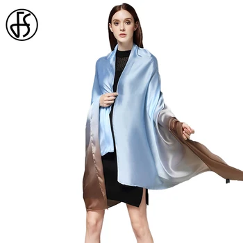 Fs Women Silk Satin Scarf Luxury 2017 Gradient Color Large Bandana Long Shawl Soft Ladies Scarves Wraps Echarpe Pashmina
Fs Women Silk Satin Scarf Luxury 2017 Gradient Color Large Bandana Long Shawl Soft Ladies Scarves Wraps Echarpe Pashmina
