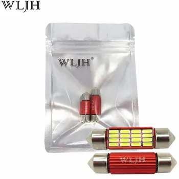 WLJH 2x Canbus LED 31mm 36mm 39mm 41mm C5W C10W 4014 SMD Car Styling Automobiles Lamp Bulb Interior Dome Reading License Light
WLJH 2x Canbus LED 31mm 36mm 39mm 41mm C5W C10W 4014 SMD Car Styling Automobiles Lamp Bulb Interior Dome Reading License Light