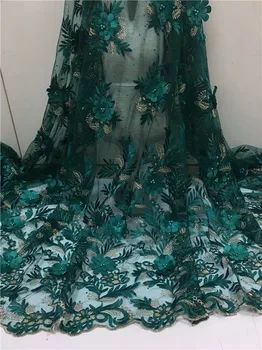 New magenta Green tulle net lace with cord 3D Flower lace edge embroidery beads high quality african french lace fabric 2018
New magenta Green tulle net lace with cord 3D Flower lace edge embroidery beads high quality african french lace fabric 2018