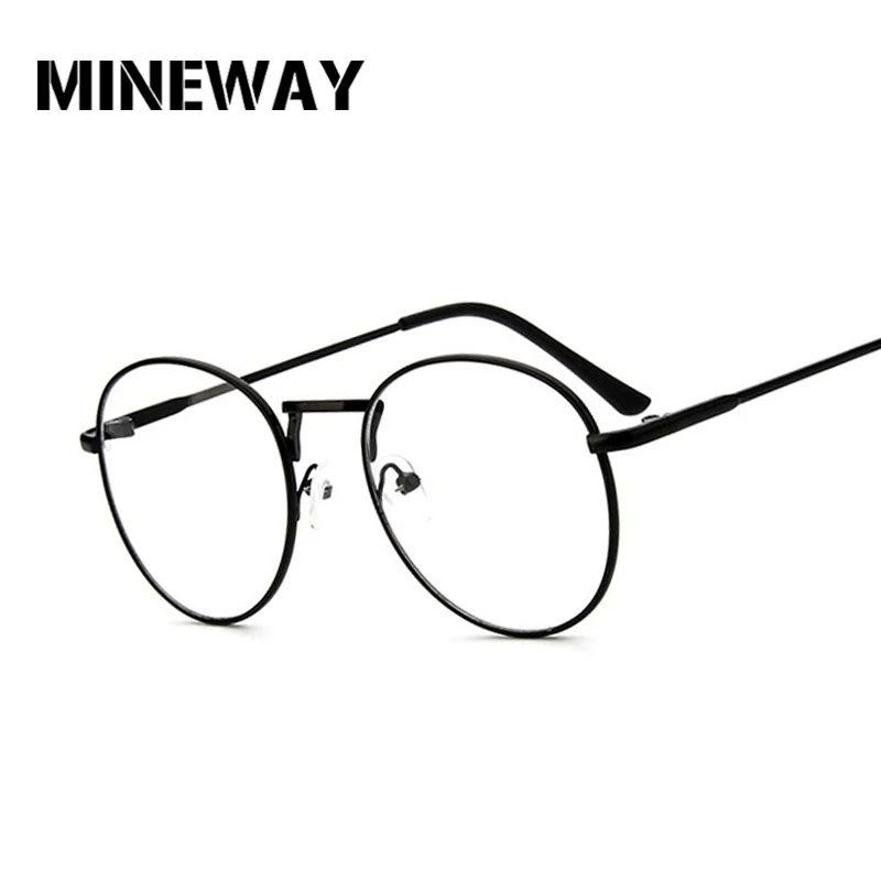MINEWAY Round Mirror Sun Glasses for Women Men Retro Metal Frame Eyeglasses Sunglasses Male Female Optical Glases Clear Lens
MINEWAY Round Mirror Sun Glasses for Women Men Retro Metal Frame Eyeglasses Sunglasses Male Female Optical Glases Clear Lens