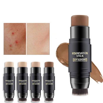 Double with brush Stick Concealer Foundation Makeup Full Cover Contour Face Concealer Cream Base Primer Moisturizer Hide Blemish
Double with brush Stick Concealer Foundation Makeup Full Cover Contour Face Concealer Cream Base Primer Moisturizer Hide Blemish