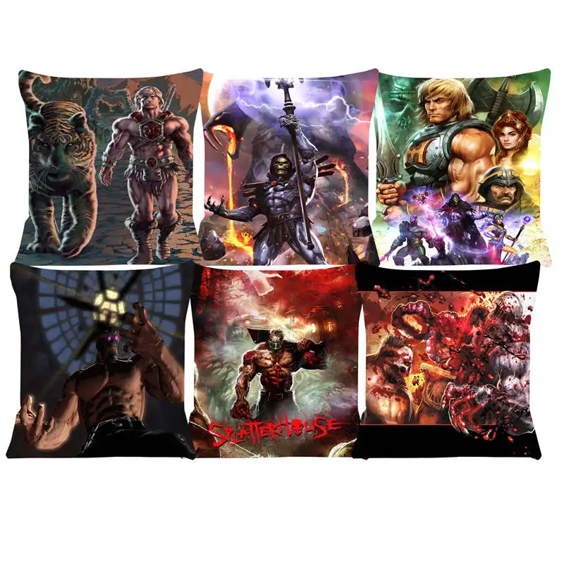 He Man Cushion Cover Splatterhouse Pillow for chairs for car Home Decorative cushions for sofa Throw Pillow Cover SJ-069
He Man Cushion Cover Splatterhouse Pillow for chairs for car Home Decorative cushions for sofa Throw Pillow Cover SJ-069