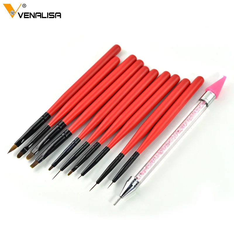 Venalisa nail art Nail Brush Gel varnish Painting Drawing Lines Pen design nail brushes for manicure nail gel tools
Venalisa nail art Nail Brush Gel varnish Painting Drawing Lines Pen design nail brushes for manicure nail gel tools