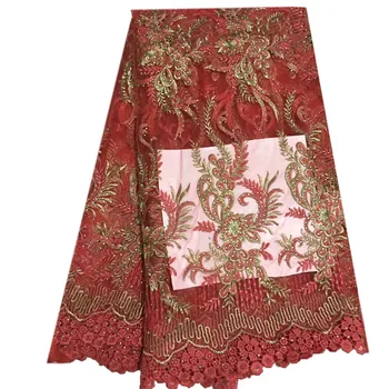 New Designs African French Lace Fabric High Quality Nigeria French Net Lace 2018 With Stones and Beaded For Women A916-2
New Designs African French Lace Fabric High Quality Nigeria French Net Lace 2018 With Stones and Beaded For Women A916-2