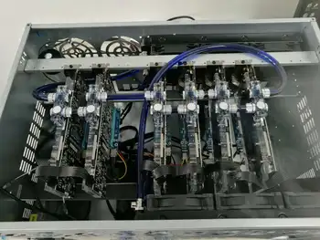 Bykski Mining Machine Water Cooling Mining 6 Graphics Cards Water Cooling Kit GTX1070 1080/GTX1050 1060/RX470 480 Series
Bykski Mining Machine Water Cooling Mining 6 Graphics Cards Water Cooling Kit GTX1070 1080/GTX1050 1060/RX470 480 Series