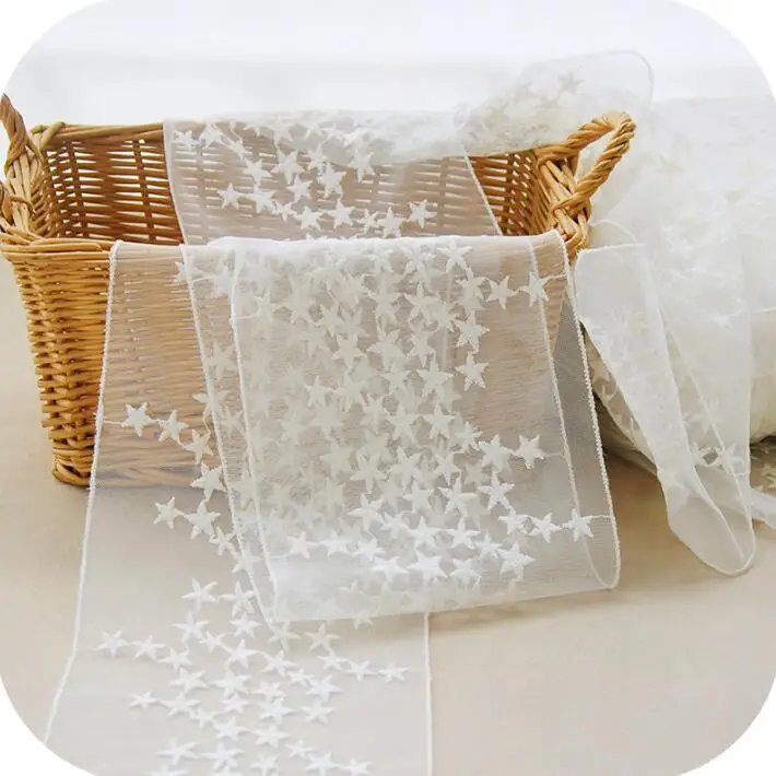 1 Yard White Cotton Embroidery Lace Trim Star Patern Veil Lace Ribbon Applique Trims 16cm Width
1 Yard White Cotton Embroidery Lace Trim Star Patern Veil Lace Ribbon Applique Trims 16cm Width
