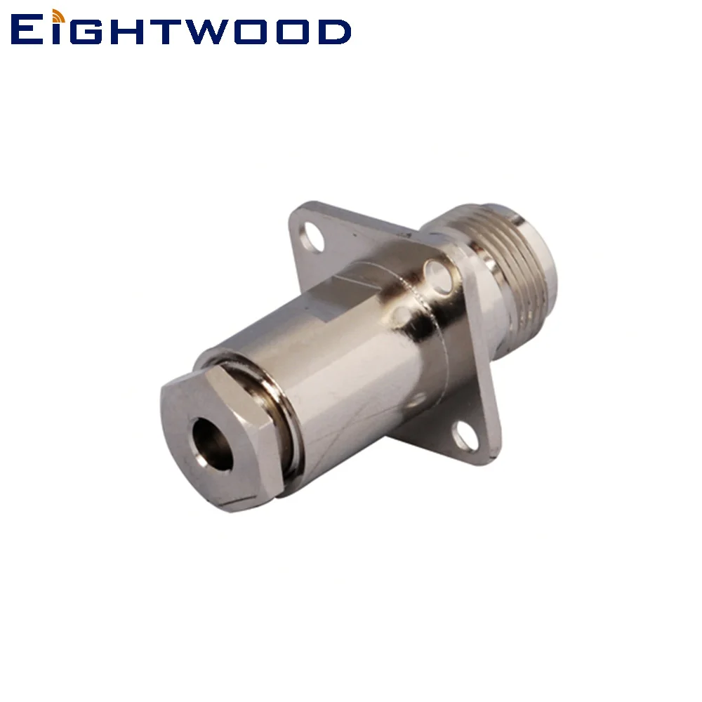 Eightwood N Jack Female Straight Panel Receptacle RF Coaxial Connector Adapter for LMR 195 RG58 Cable Four Holes Panel Mount
Eightwood N Jack Female Straight Panel Receptacle RF Coaxial Connector Adapter for LMR 195 RG58 Cable Four Holes Panel Mount